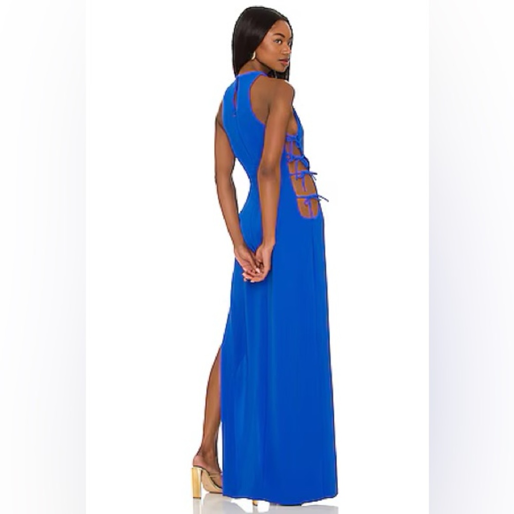 Amanda Uprichard Aritka Blue Gown - Size Small NWOT - REVOLVE